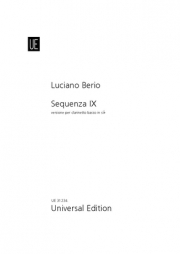 セクエンツァ・9A（ルチアーノ・ベリオ）（バスクラリネット）【Sequenza(Sequence) 9A】