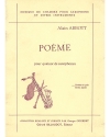 ポエム・パーティー（アラン・アボット）（サックス四重奏）【Poeme Parties】