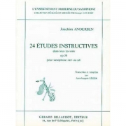 24の練習曲・Op.30 （ヨアキム・アンダーセン）（アルトサックス）【24 études instructives - Opus 30】