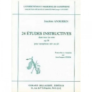 24の練習曲・Op.30 （ヨアキム・アンダーセン）（アルトサックス）【24 études instructives - Opus 30】