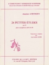 24の小練習曲・Op.33（ヨアキム・アンダーセン）（アルトサックス）【24 petites études - Opus 33】
