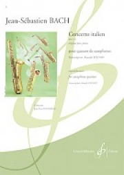 イタリア協奏曲・BWV 971（バッハ）（サックス四重奏）【Concerto Italien BWV 971】