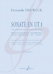 ソナタ・嬰ハ短調（フェルナンド・デクリュック）（アルトサックス+ピアノ）【Sonate en ut Dièse】