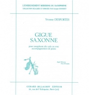 Gigue Saxonne（イヴォンヌ・デポルテ）（アルトサックス+ピアノ）