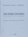 第二協奏曲（ピエール・マックス・デュボワ）（アルトサックス+ピアノ）【Deuxieme Concerto】