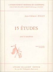 15の練習曲（ジーン・クレメント・ジョレ）（アルトサックス）【15 Etudes Pour Le Saxophone】