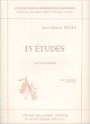 15の練習曲（ジーン・クレメント・ジョレ）（アルトサックス）【15 Etudes Pour Le Saxophone】
