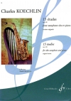 15の練習曲・Op.188（シャルル・ケクラン）（アルトサックス+ピアノ）【15 Études - Opus 188】