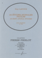 24の無調でやさしい練習曲（ギイ・ラクール）（オーボエ）【24 Etudes Atonales Faciles】