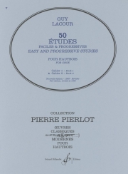 50のやさしい発展的な練習曲・第2巻（ギイ・ラクール）（オーボエ）【50 Etudes Faciles et Progressives - Volume 2】