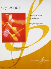 サクソフォンのための四重奏曲（ギイ・ラクール）（サックス四重奏）【Quatuor pour Saxophones】