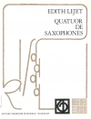 サクソフォンのための四重奏曲（エディット・ルジェ）（サックス四重奏）【Quatuor de Saxophones】