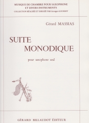 モノディ組曲（ジェラール・マシアス）（アルトサックス）【Suite Monodique】
