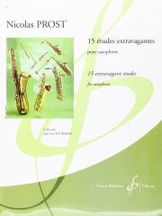 15の贅沢な練習曲（ニコラ・プロスト）（アルトサックス）【15 Etudes Extravagantes】