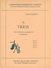 三重奏曲・No.4（ノエル・サマン） (木管三重奏）【5 Trios No.4】