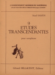 9つの超絶的練習曲（ノエル・サマン）（アルトサックス）【9 Études Transcendantes】