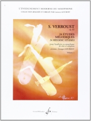 24の旋律的練習曲・Op.65・Vol.1 （スタニスラフ・ヴェルー）（アルトサックス）【24 Etudes Melodiques Opus 65 - Volume 1】