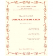 Complainte de Amor（マルセル・ブカール）（アルトサックス+ピアノ）