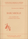 バルカロール（エマニュエル・デ・コリオリス）（テナーサックス+ピアノ）【Barcarolle】