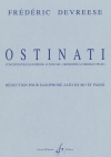 オスティナーティ（フレデリク・ドゥヴレーズ）（アルトサックス+ピアノ）【Ostinati】