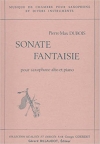 ソナタ幻想曲（ピエール・マックス・デュボワ）（アルトサックス+ピアノ）【Sonate Fantaisie】