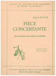 協奏的小品（ギイ・ラクール）（アルトサックス+ピアノ）【Piece Concertante】