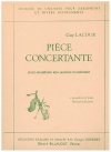 協奏的小品（ギイ・ラクール）（アルトサックス+ピアノ）【Piece Concertante】
