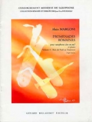 プロムナード・ロメイン・Vol.3（アラン・マルゴーニ）（アルトサックス+ピアノ）【Promenades Romaines - Volume 3】