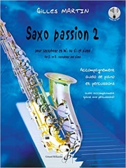 サクソ・パッション・Vol.2（ジル・マルタン）（アルトサックス+ピアノ）【Saxo Passion - Volume 2】