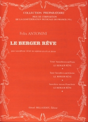 夢見る羊飼い（フェリックス・アントニーニ）（テナーサックス+ピアノ）【Le Berger Reve】