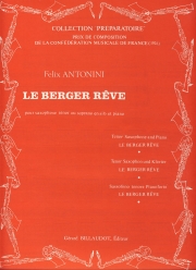夢見る羊飼い（フェリックス・アントニーニ）（ソプラノサックス+ピアノ）【Le Berger Reve】