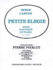 小エレジー (セルジュ・ランセン)（オーボエ+ピアノ）【Petite Elegie】