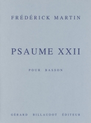 詩篇・No.22（フレデリック・マルティン）（バスーン）【Psaume XXII】