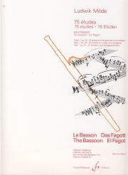 75の練習曲・Vol.1（ルートヴィヒ・ミルデ）（バスーン）【75 Études - Volume 1 Opus 24 : 25 Études】