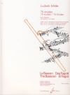 75の練習曲・Vol.1（ルートヴィヒ・ミルデ）（バスーン）【75 Études - Volume 1 Opus 24 : 25 Études】