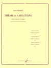 主題と変奏（パウル・ピエルネ）（バスーン+ピアノ）【Theme et Variations】