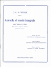 アンダンテとハンガリー風ロンド・Op.35（カール・マリア・フォン・ウェーバー）（バスーン+ピアノ）【Andante et Rondo Hongrois - Opus 35】