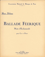 妖精のバラード（マルク・デルマ）（ホルン+ピアノ）【Ballade Feerique】