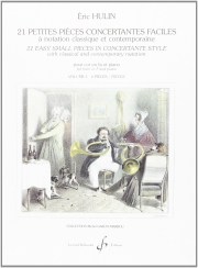21のやさしい協奏的小品・Vol.1（エリック・ウリン）（ホルン+ピアノ）【21 Petites Pieces Concertantes Faciles - Volume 1】