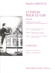 15の小品・Op.180・Vol.1（シャルル・ケクラン）（ホルン+ピアノ）【15 Pieces Opus 180 - Volume 1】