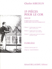15の小品・Op.180・Vol.2（シャルル・ケクラン）（ホルン+ピアノ）【15 Pieces Opus 180 - Volume 2】