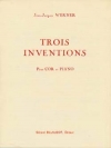 3つのインヴェンション（ジャン＝ジャック・ウェルナー）（ホルン+ピアノ）【3 Inventions】