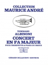 協奏曲・ヘ長調 (トマゾ・アルビノーニ)（トランペット+ピアノ）【Concert En Fa Majeur】