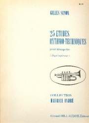 25のリズムとテクニックの練習曲 (ジル・セノン)（トランペット）【25 Etudes Rythmo Techniques】