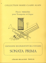 ソナタ・第1番 (ジョヴァンニ・ブオナヴェントゥーラ・ヴィヴィアーニ)（トランペット+オルガン）【Sonata Prima】
