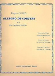 演奏会用アレグロ・Op.81（ユージン・クールズ）（トロンボーン+ピアノ）【Allegro de Concert - Opus 81】
