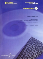 22の練習曲・Vol.2（ジェローム・ノーレ）（トロンボーン）【22 Études Sur La Souplesse et Le Legato - Volume 2】