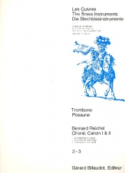 コラール、カノン・No.1-2（バーナード・ライヘル）（トロンボーン+ピアノ）【Choral, Canon I-II】