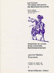エスキス（ジェローム・ノーレ）（金管五重奏）【Esquisses】
