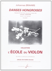 ハンガリー舞曲・Vol.1（ヨハネス・ブラームス）（ヴァイオリン）【Danses Hongroises - Volume 1】